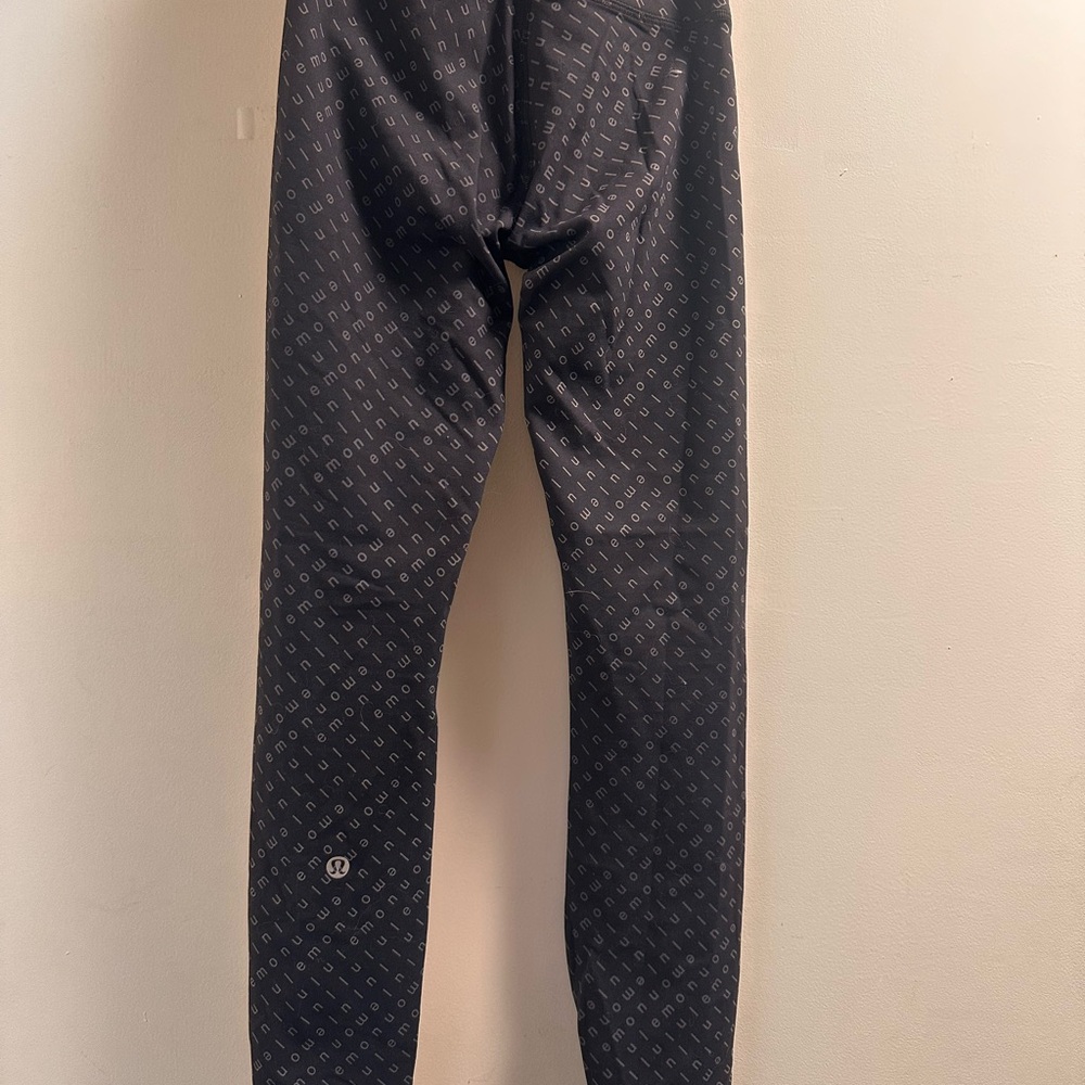Black Patterned Leggings
